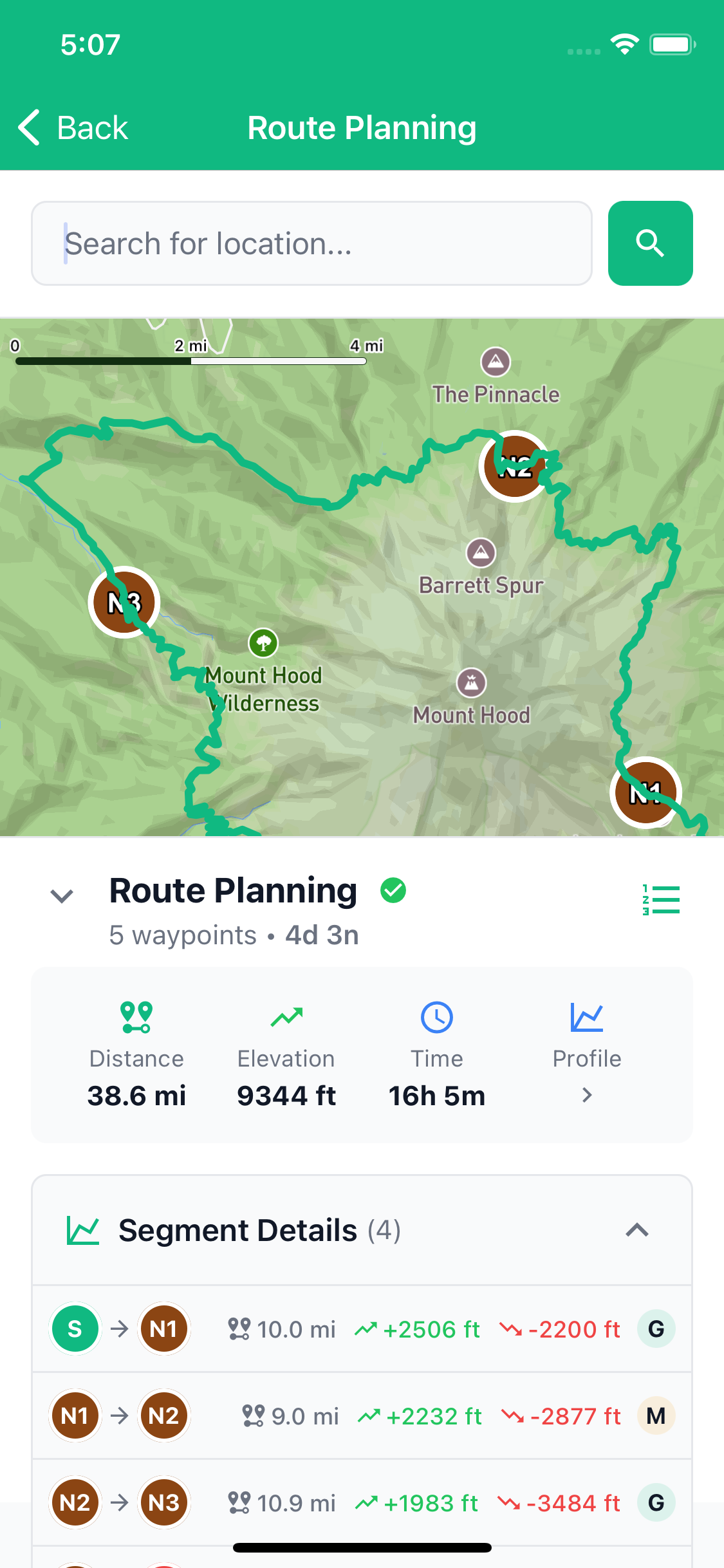 TrailSync backpacking gear management with weight tracking and assignments